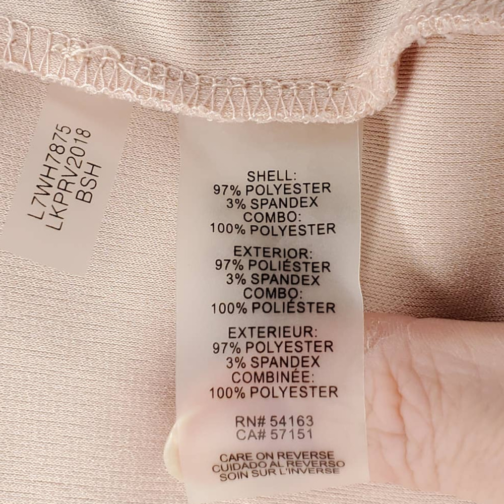 Karl Lagerfeld Paris Bell Sleeve Top in Blush XL - Picture 4 of 9